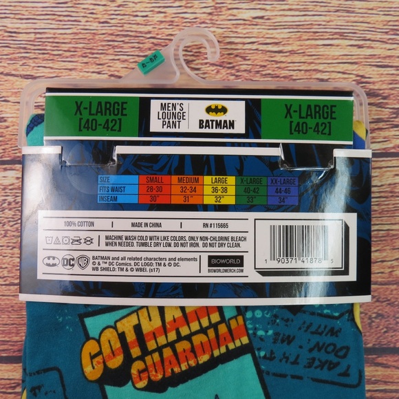 Bioworld Men's Lounge Pant Batman Gotham Guardian - Picture 4 of 7